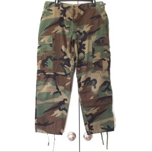 Woodland camouflage trousers military BDU fatigues